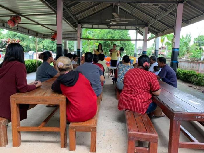 รณรงค์สร้างวัฒนธรรมความปลอดภัยสวมหมวกนิรภัยของเด็กปฐมวัยและผู้ปกครองในศูนย์พัฒนาเด็กเล็ก